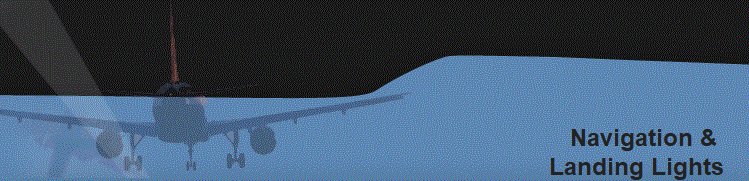       Navigation &
    Landing Lights